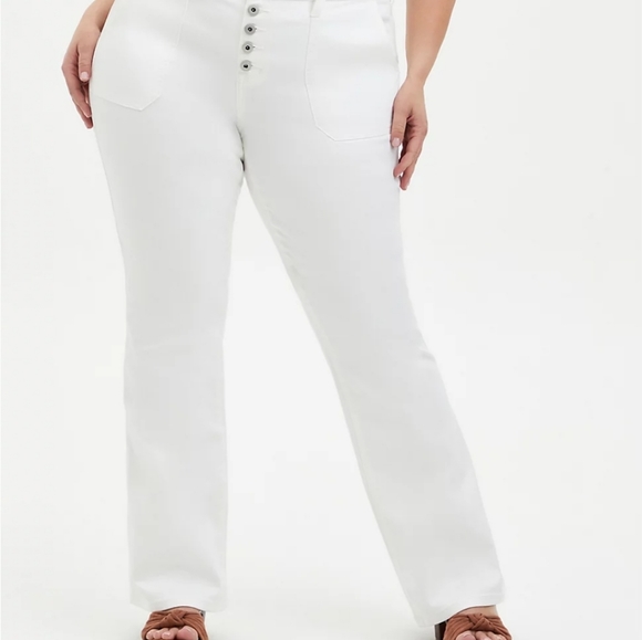 torrid Denim - Torrid size 22 mid rise flare